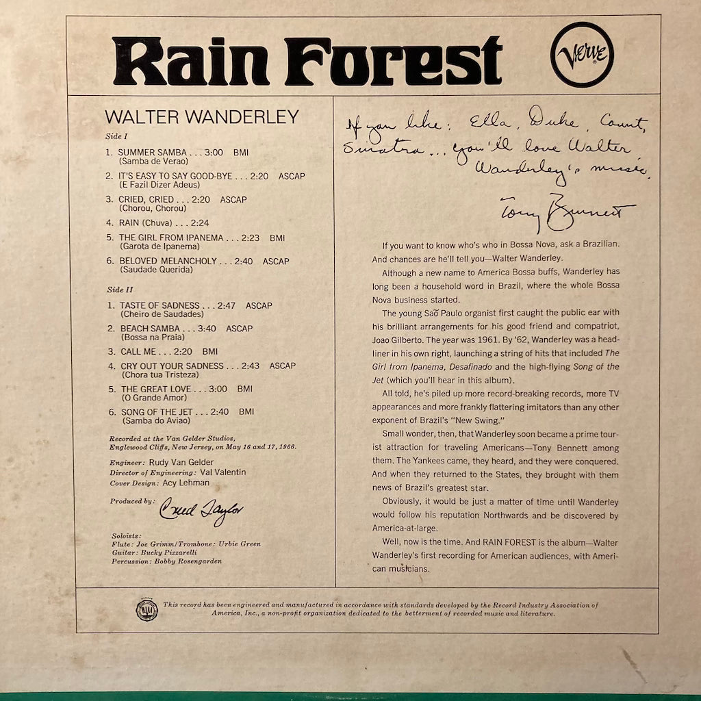 Walter Wanderley - Rain Forest