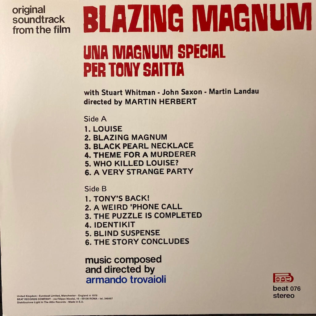 Armando Trovajoli - Blazing Magnum [OST]