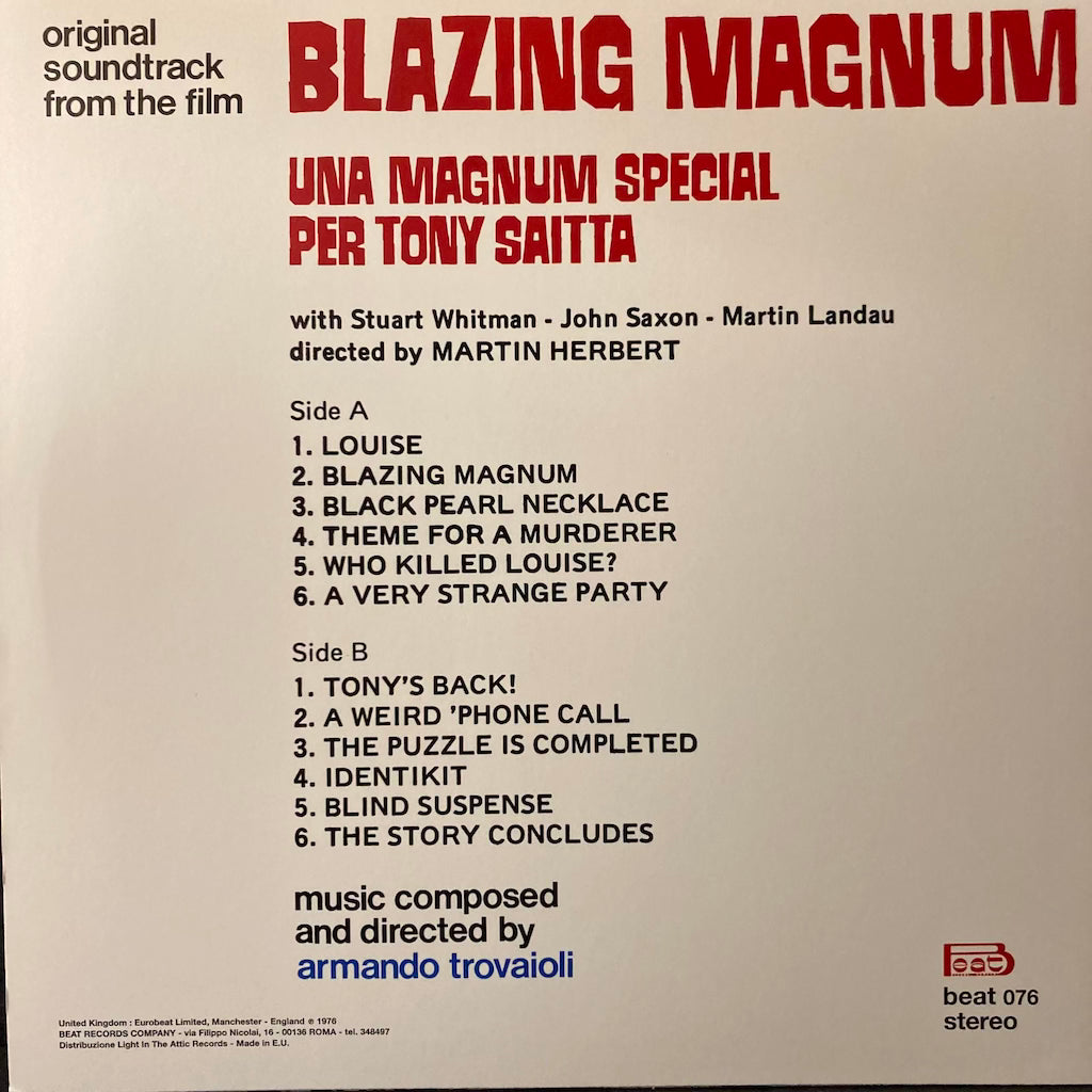 Armando Trovajoli - Blazing Magnum [OST]