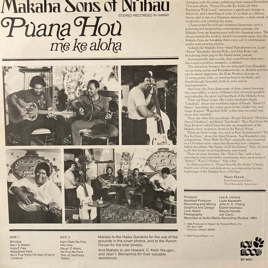 Makaha Sons of Ni'ihau - Puana Hou Me Ke Aloha