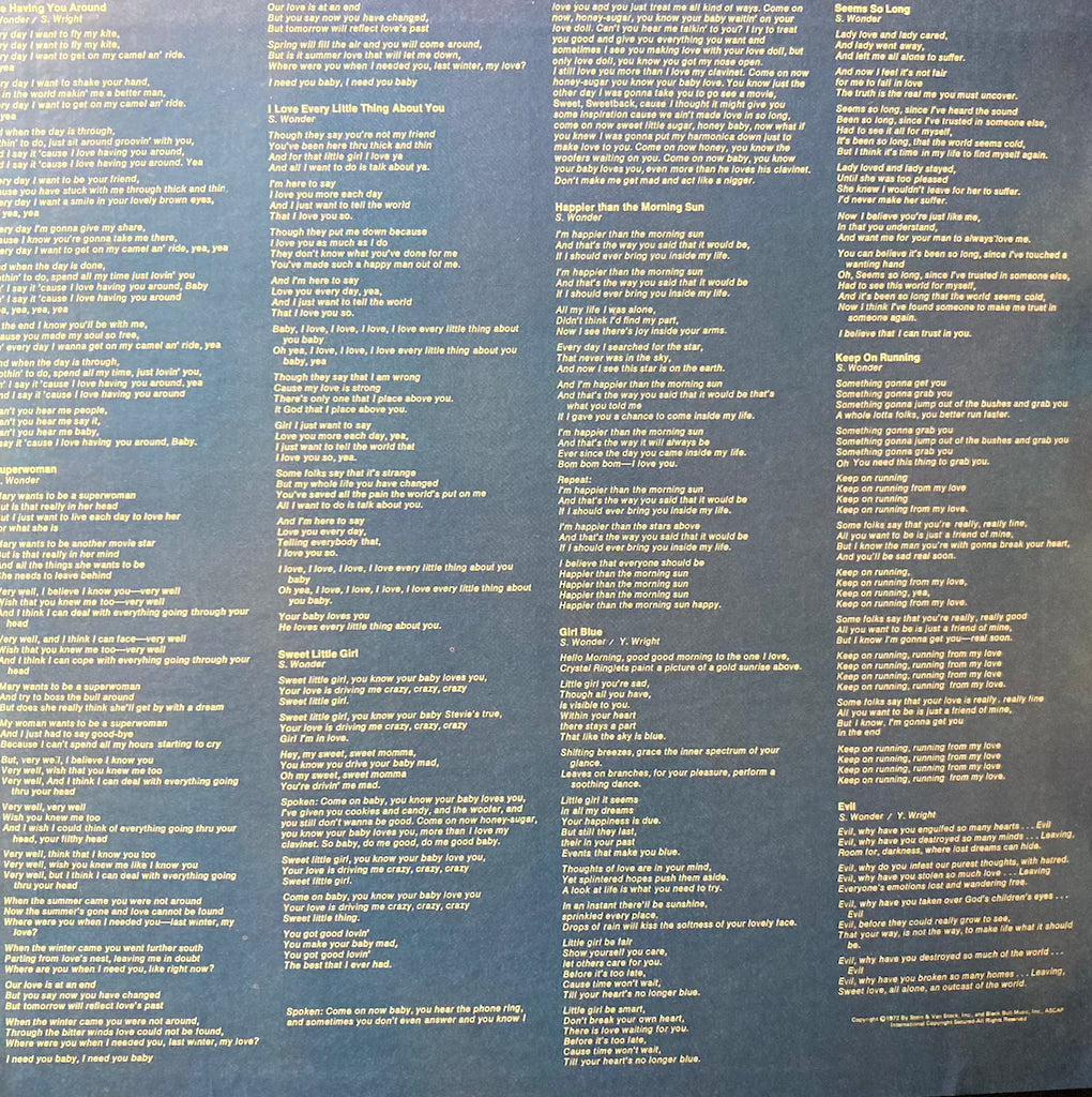 Stevie Wonder - Music Of My Mind