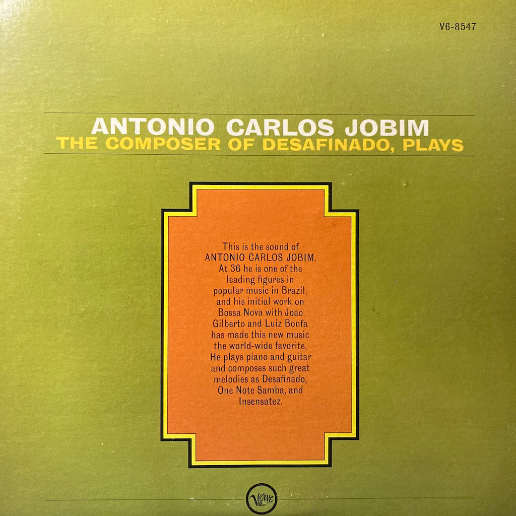 Antonio Carlos Jobim - The Composer Of Desafinado, Plays