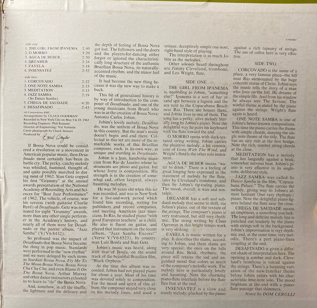 Antonio Carlos Jobim - The Composer Of Desafinado, Plays