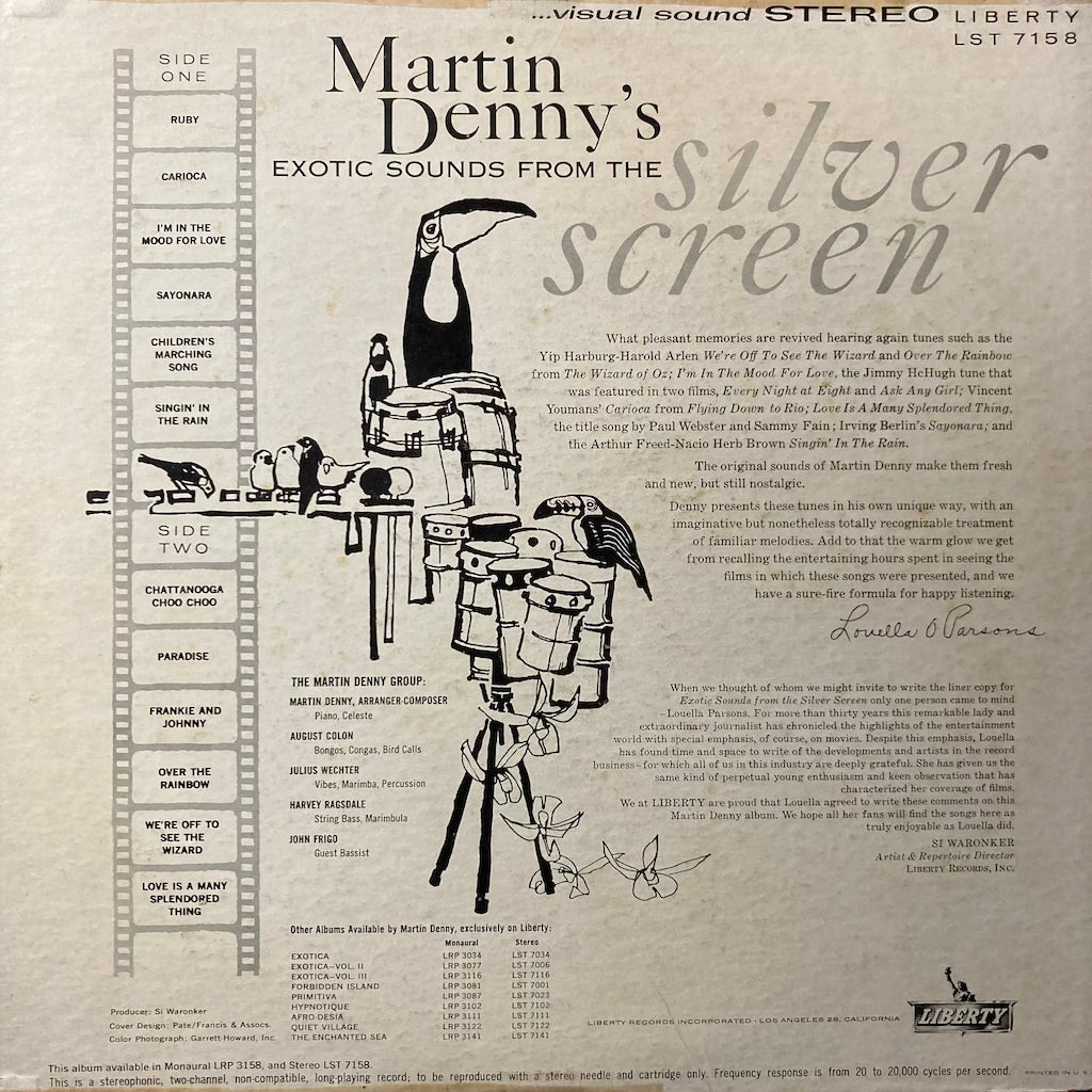 Martin Denny - Martin Denny's Exotic Sounds From The Solver Screen