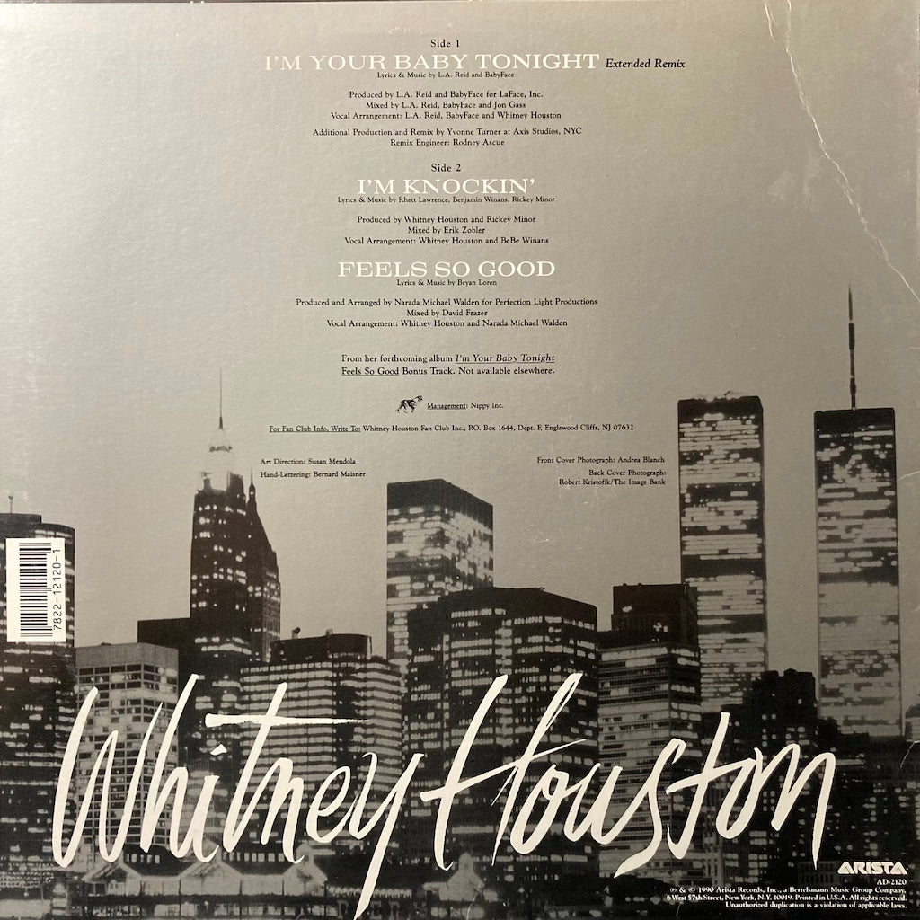 Whitney Houston - I'm Your Baby Tonight [12"]