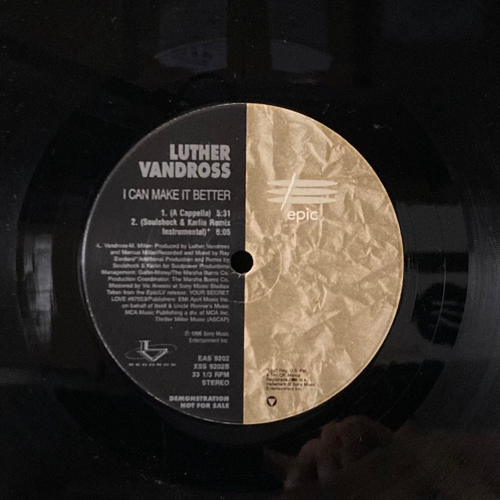Luther Vandross - I Can Make It Better 12"