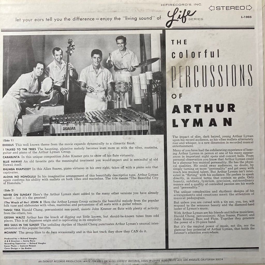 Arthur Lyman- The Colorful Percussions of Arthur Lymann