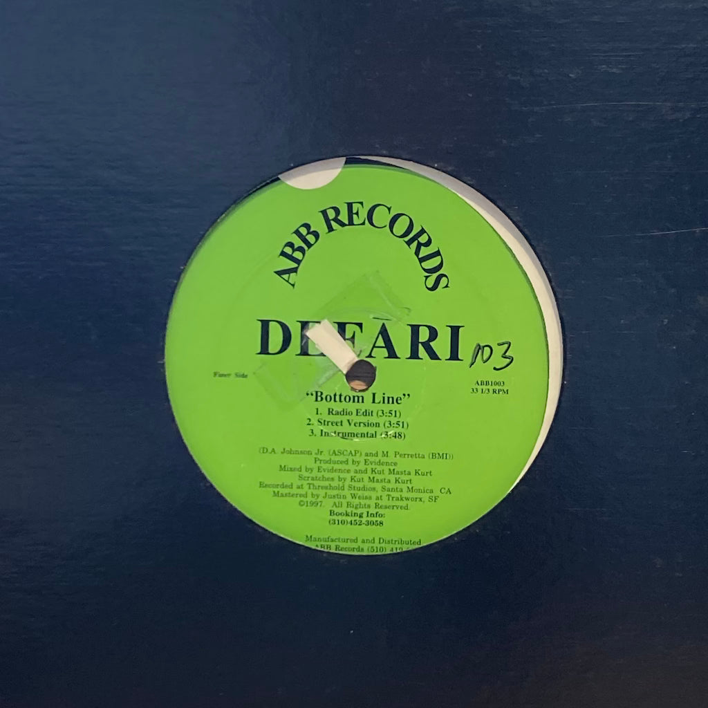 Defari - Bottom Line/Apple's Choice [12"]