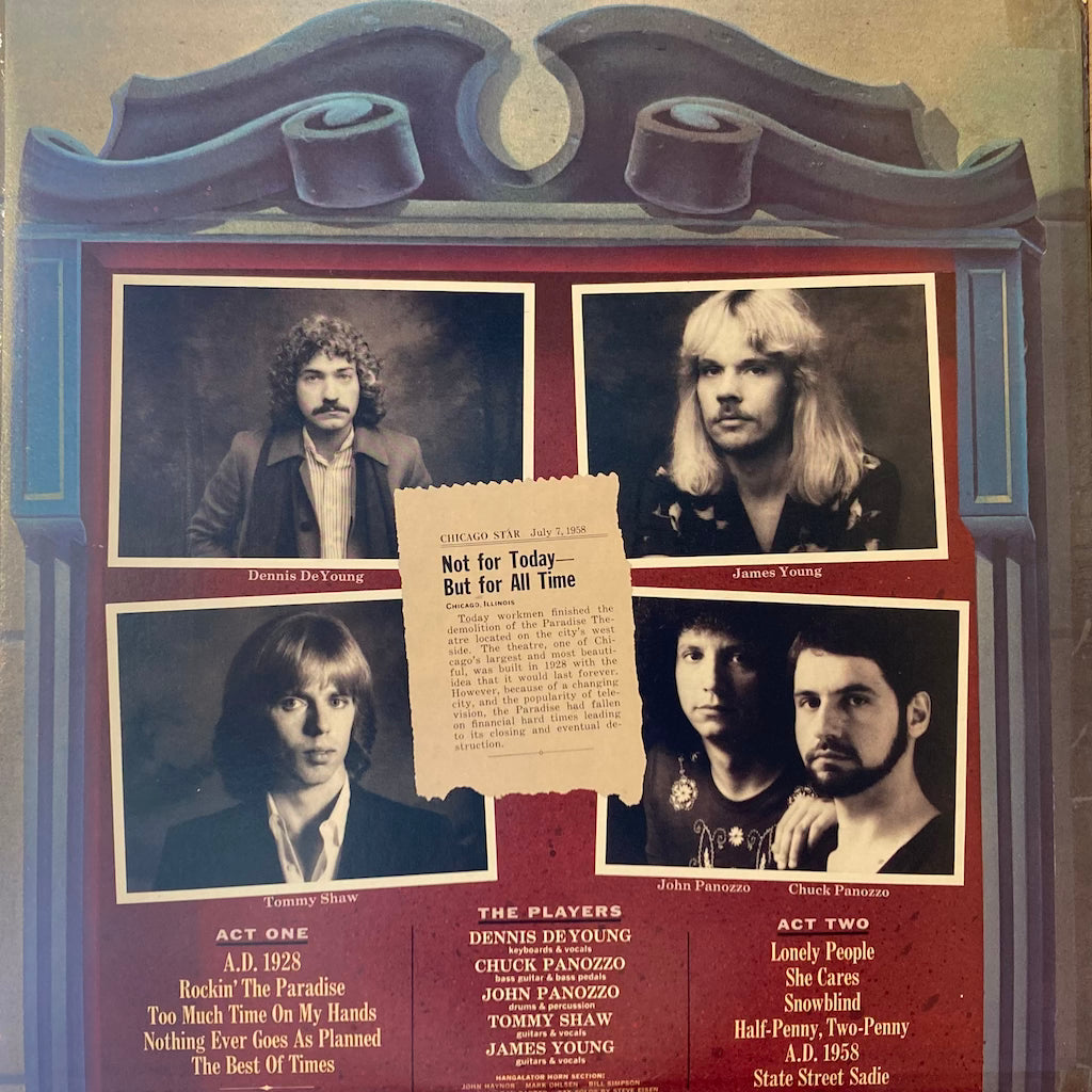 Styx - Paradise Theater
