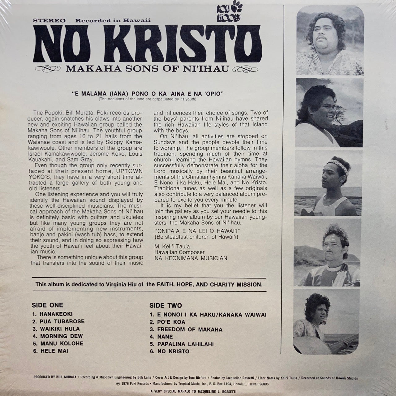 Makaha Sons of Ni'ihau - No Kristo