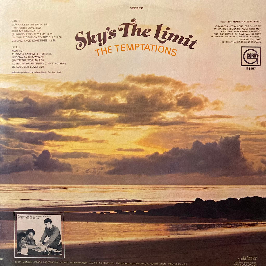 The Temptations - Sky's The Limit