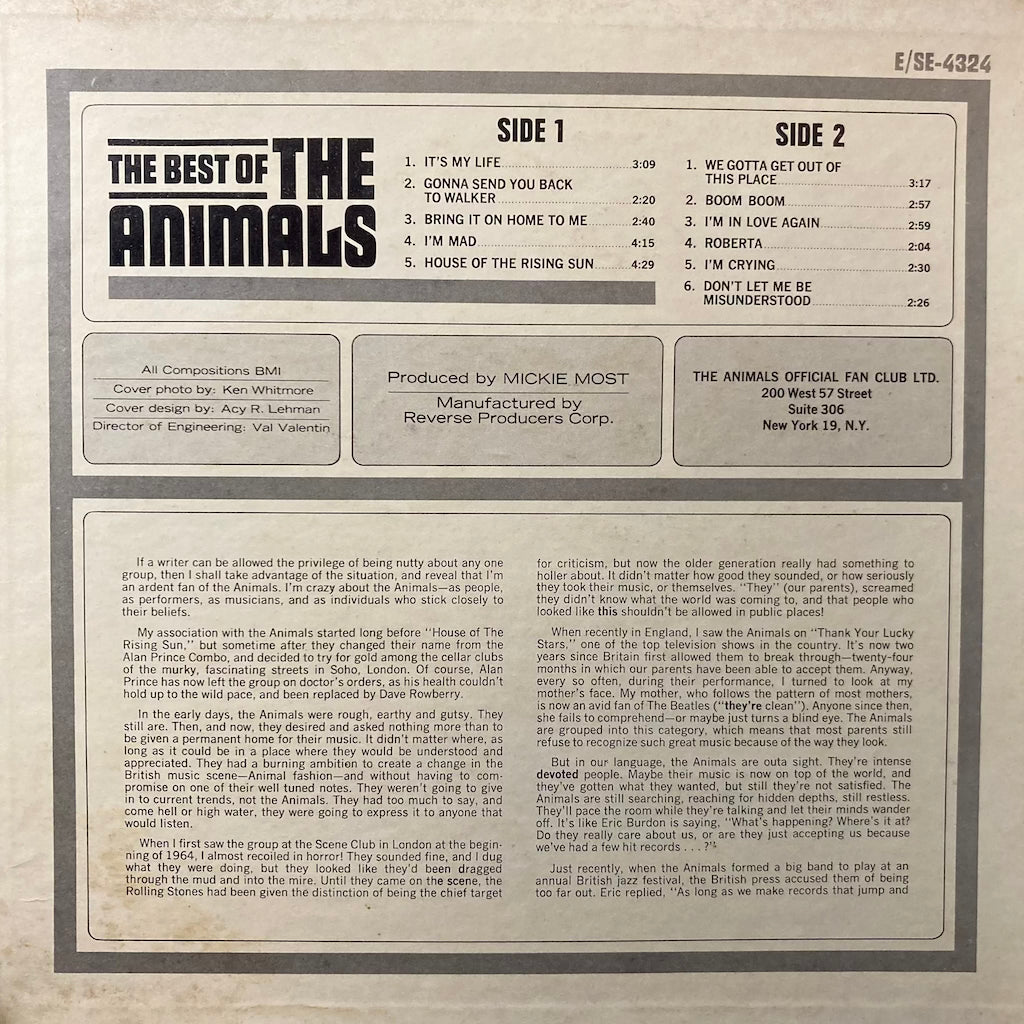 The Animals - The Best Of The Animals