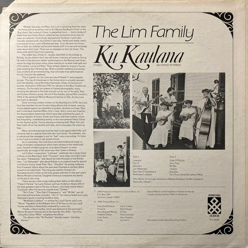 The Lim Family - Ku Kaulana