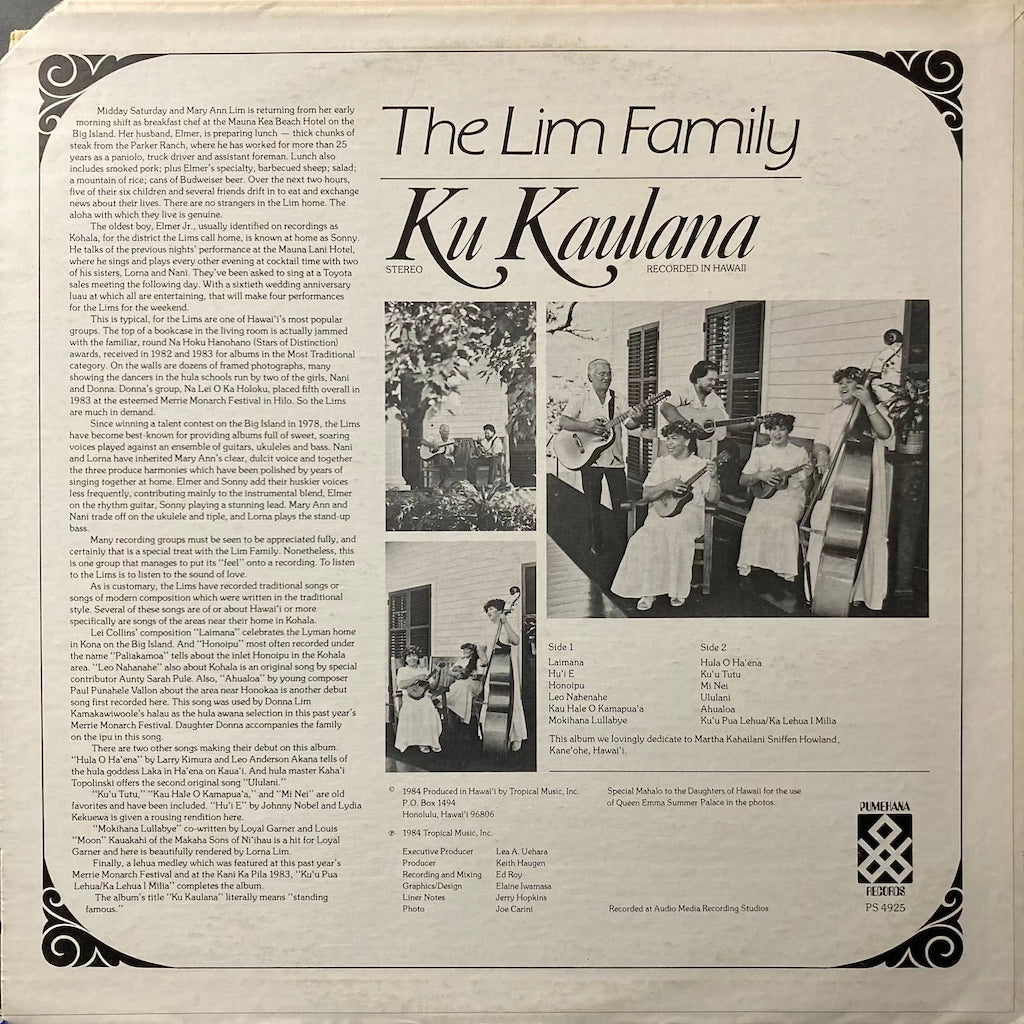 The Lim Family - Ku Kaulana