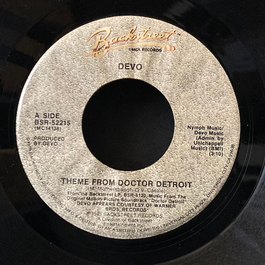 Devo/James Brown - Theme From Doctor Detroit/King Of Soul 7"