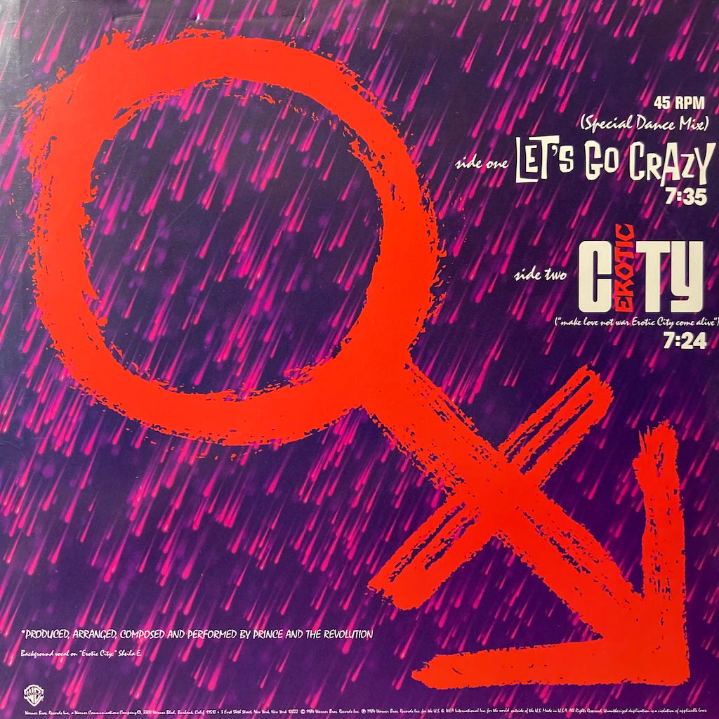 Prince & The Revolution - Let's Go Crazy/Erotic City [12"]