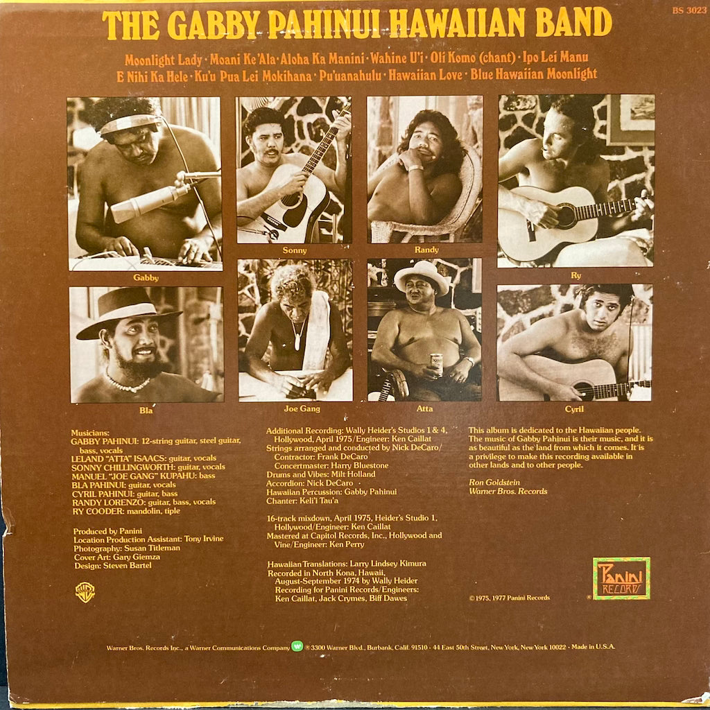 Gabby Pahinui Hawaiian Band - The Gabby Pahinui Hawaiian Band Vol. 1