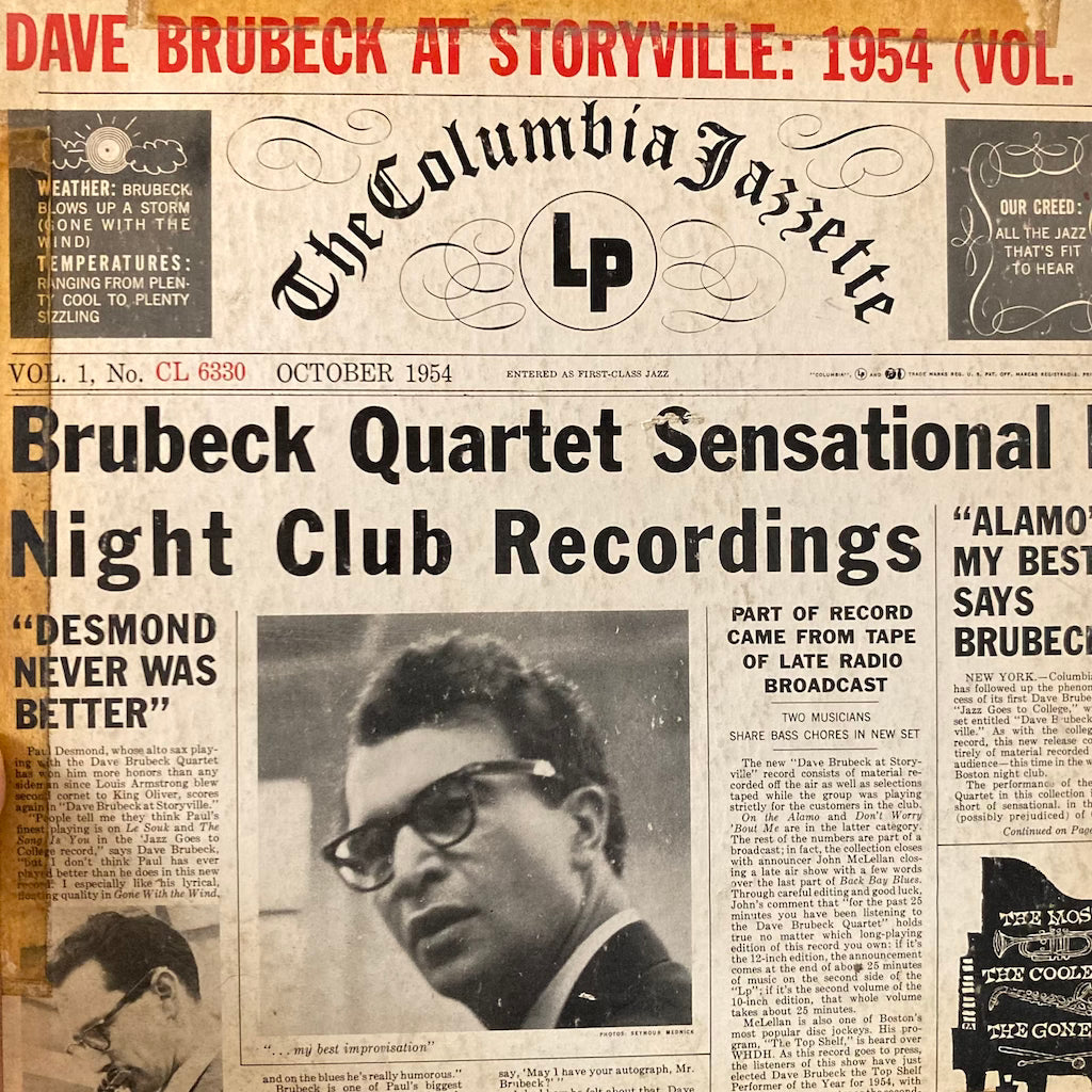 The Dave Brubeck Quartet – Dave Brubeck At Storyville: 1954 Vol. 1