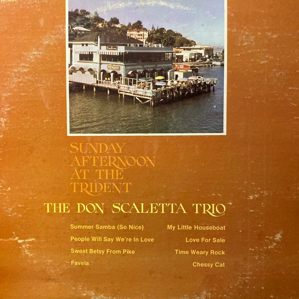 The Don Scaletta Trio - Sunday Afternoon at The Trident