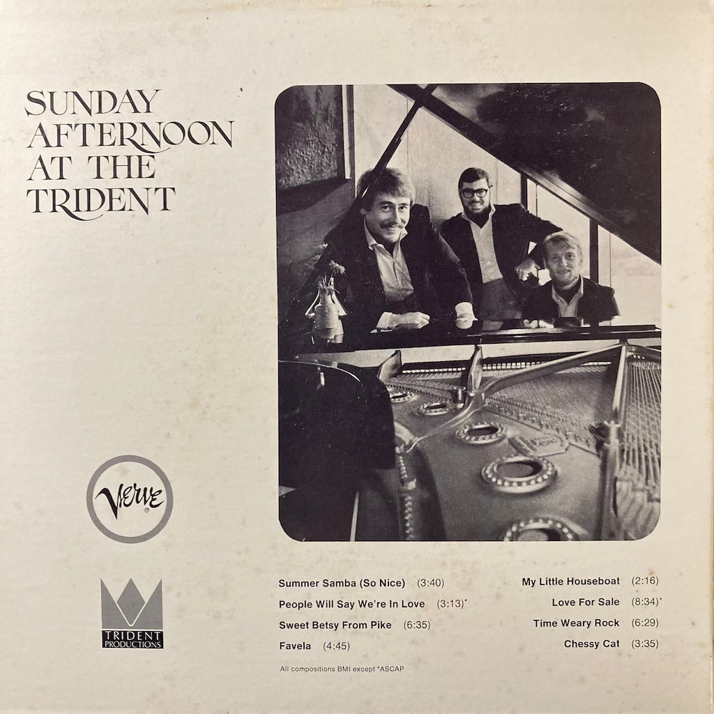 The Don Scaletta Trio - Sunday Afternoon at The Trident