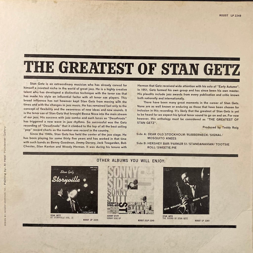 Stan Getz - The Greatest of Stan Getz