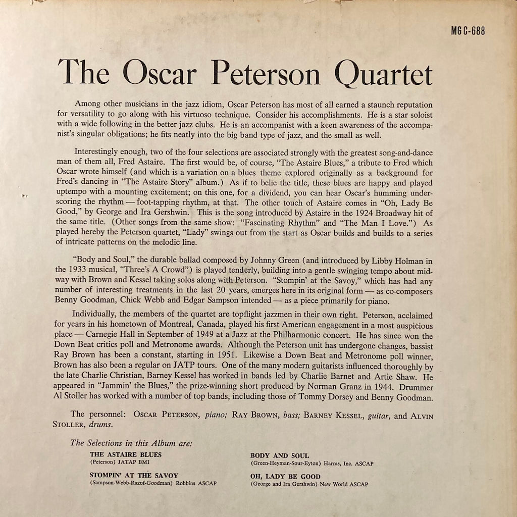 Oscar Peterson Quartet - Oscar Peterson Quartet #1