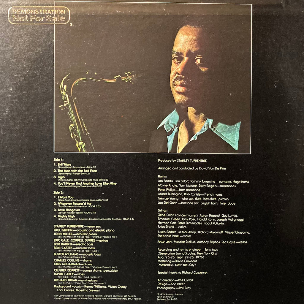 Stanley Turrentine - The Man With The Sad Face