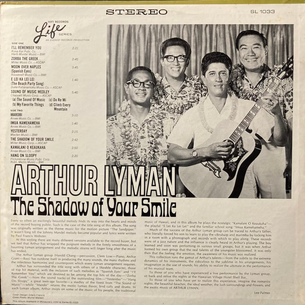 Arthur Lyman - The Shadow Of Your Smile