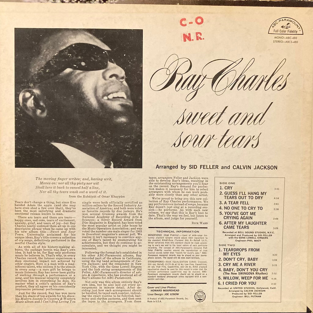 Ray Charles - Sweet & Sour Tears