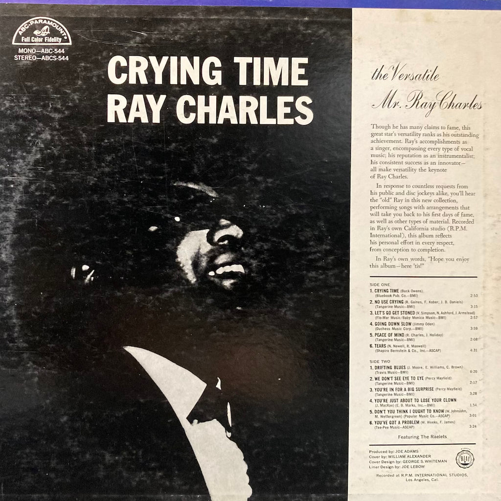 Ray Charles – Crying Time