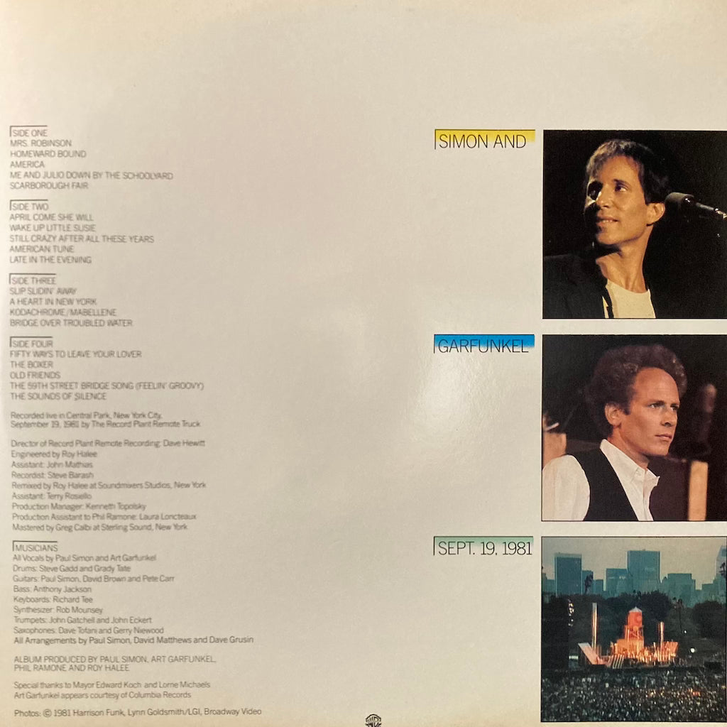 Simon and Garfunkel - The Concert In Central Park [2LP, Booklet]