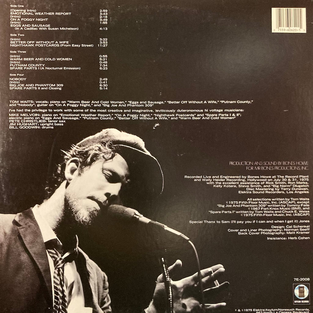 Tom Waits - Nighthawks At The Diner [2LP]