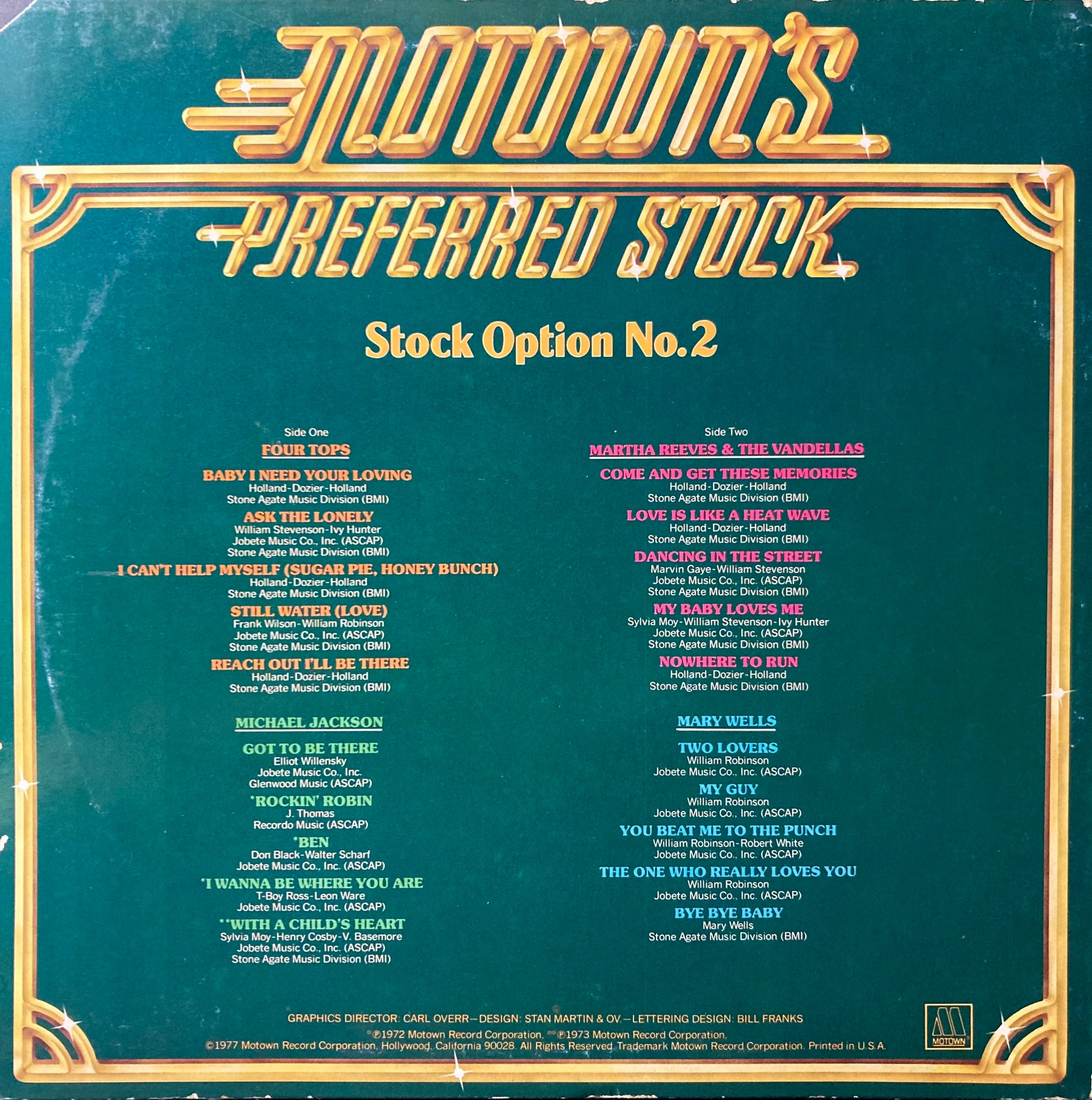 V/A - Motown's Preferred Stock - Stock Option No.2