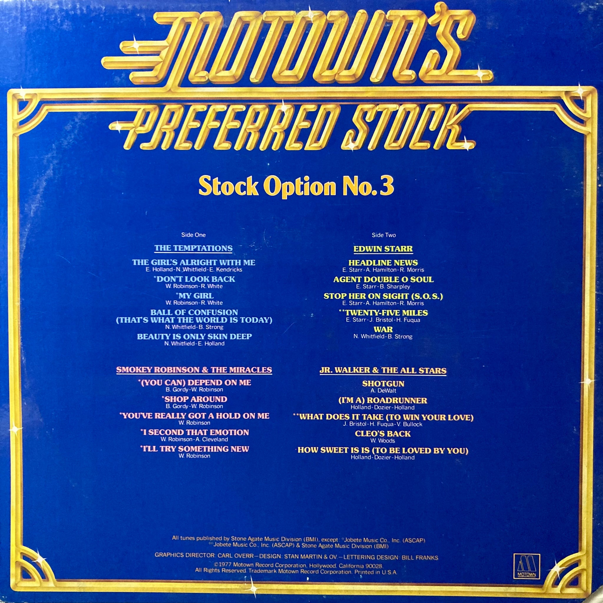 V/A - Motown's Preferred Stock - Stock Option No.3