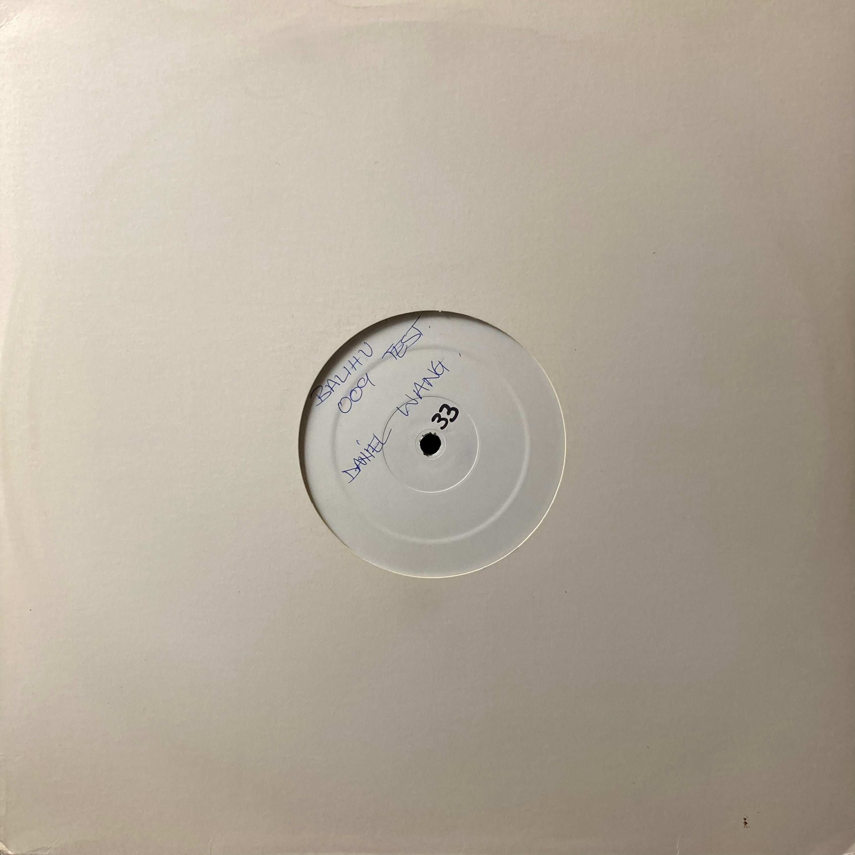 The Morning Kids, Daniel Wang - In A Golden Haze [TEST PRESS Balihu 009 - 12"]