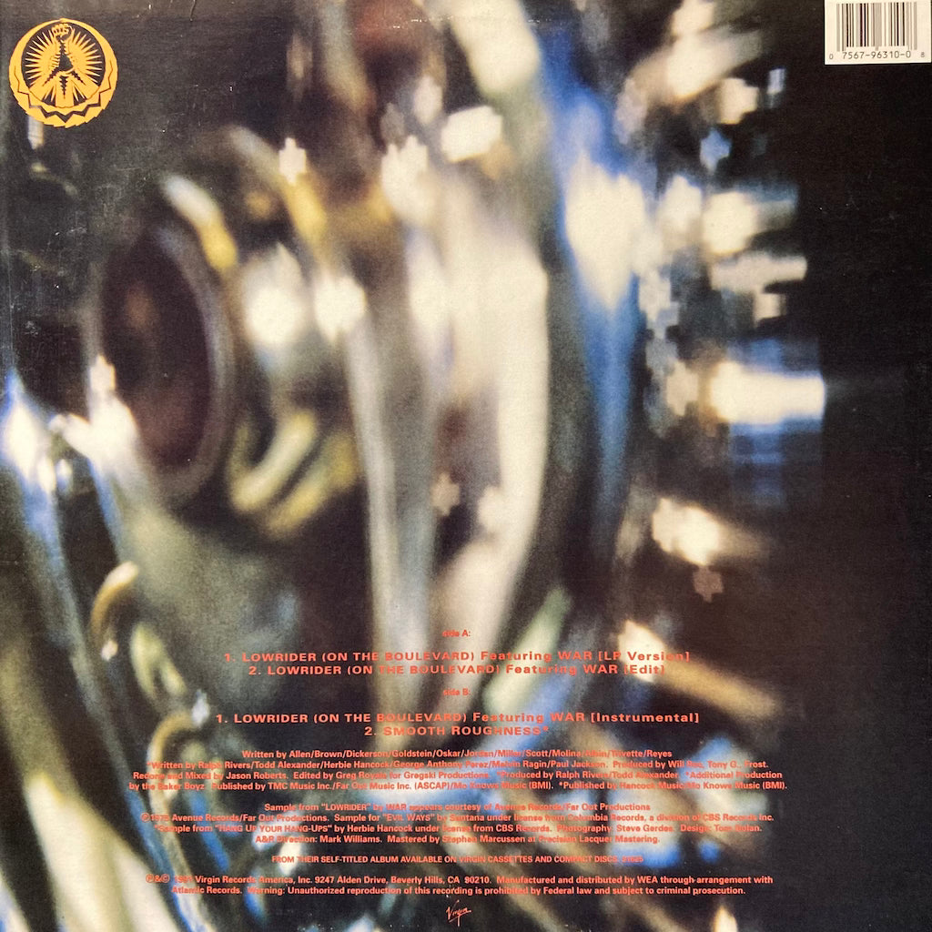 Latin Alliance ft. War - Lowrider (On The Boulevard) 12"