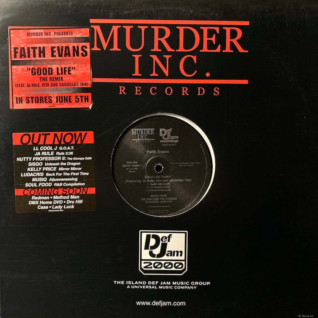 Faith Evans/Ja Rule - Good Life Remix/Furious ft. 01 and Vita [12" - OST]