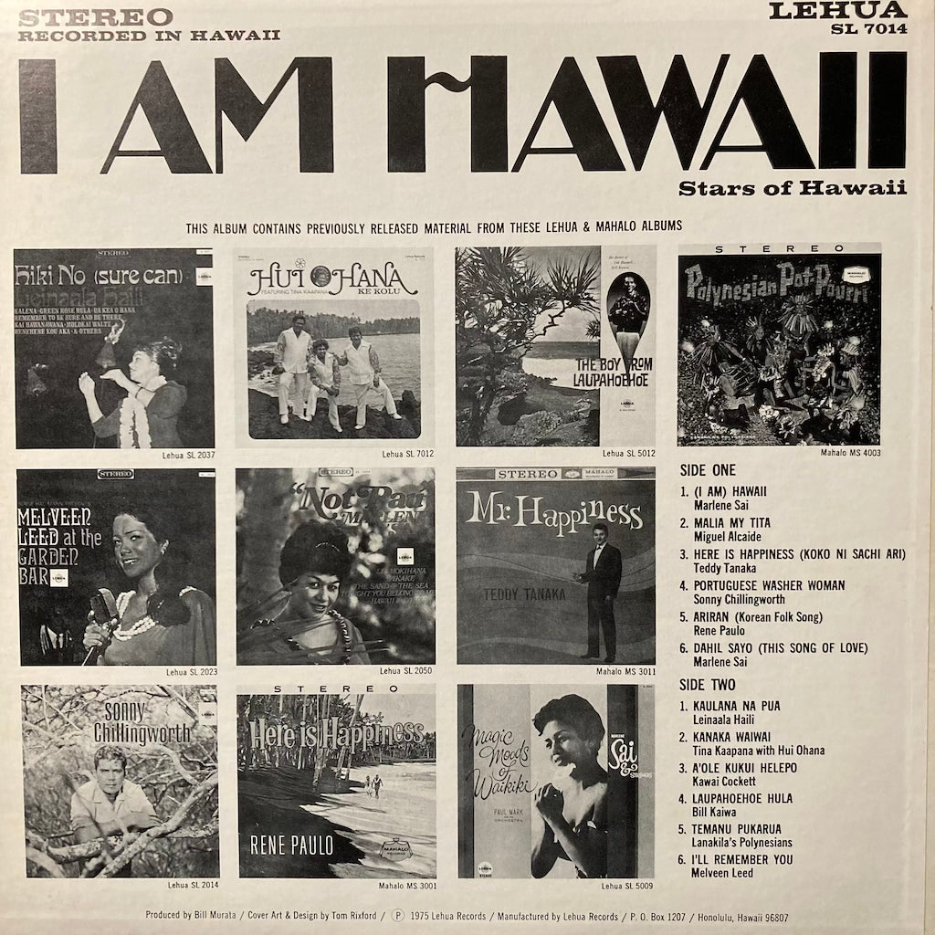 V/A - I Am Hawaii, Stars Of Hawaii