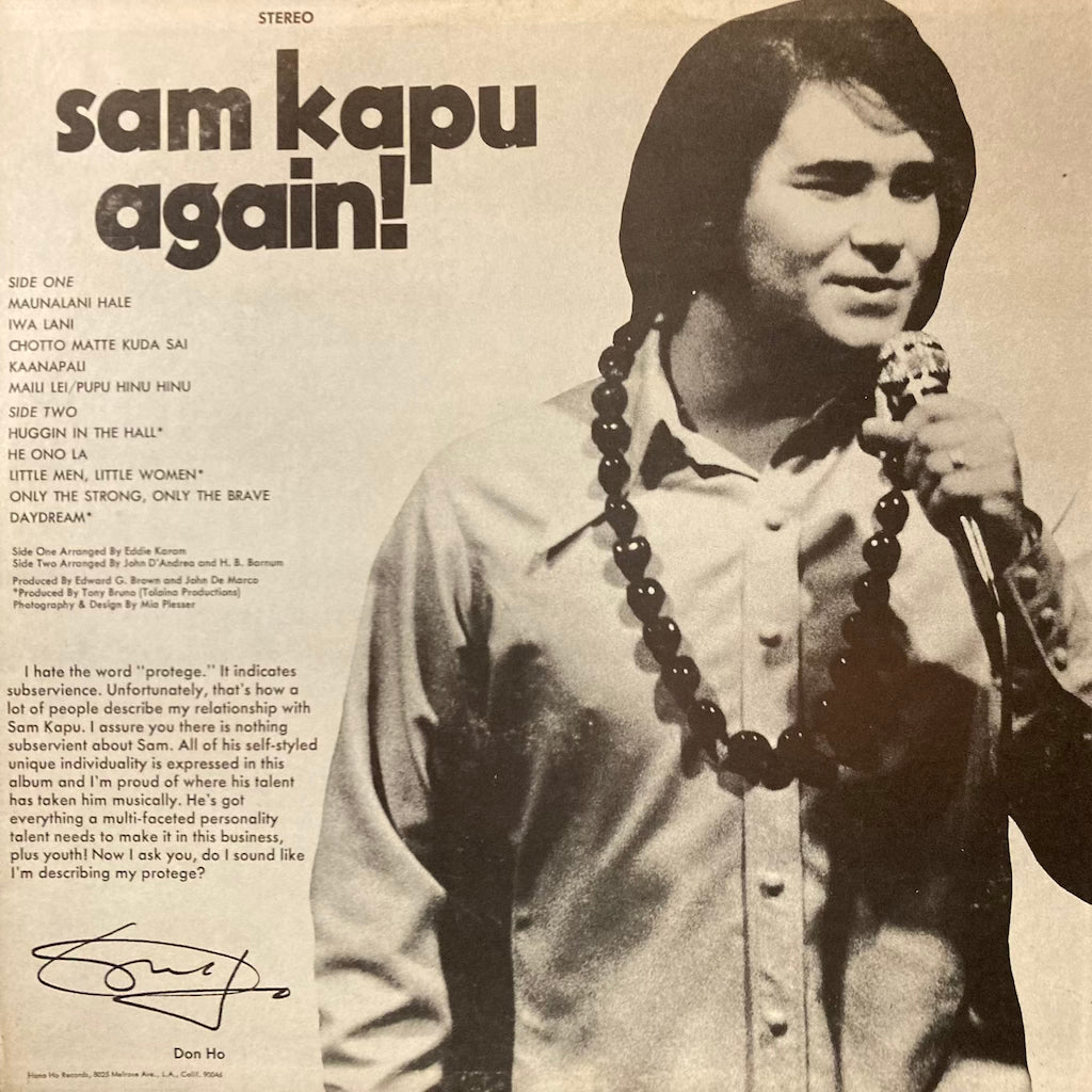 Sam Kapu - Sam Kapu Again!