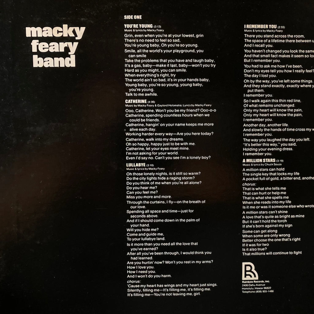 Macky Feary - Macky Feary Band