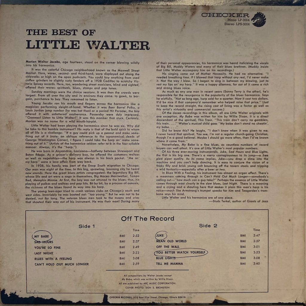 Little Walter - The Best Of Little Walter