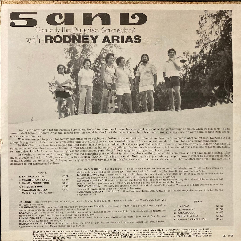Sand with Rodney Arias - Sand with Rodney Arias