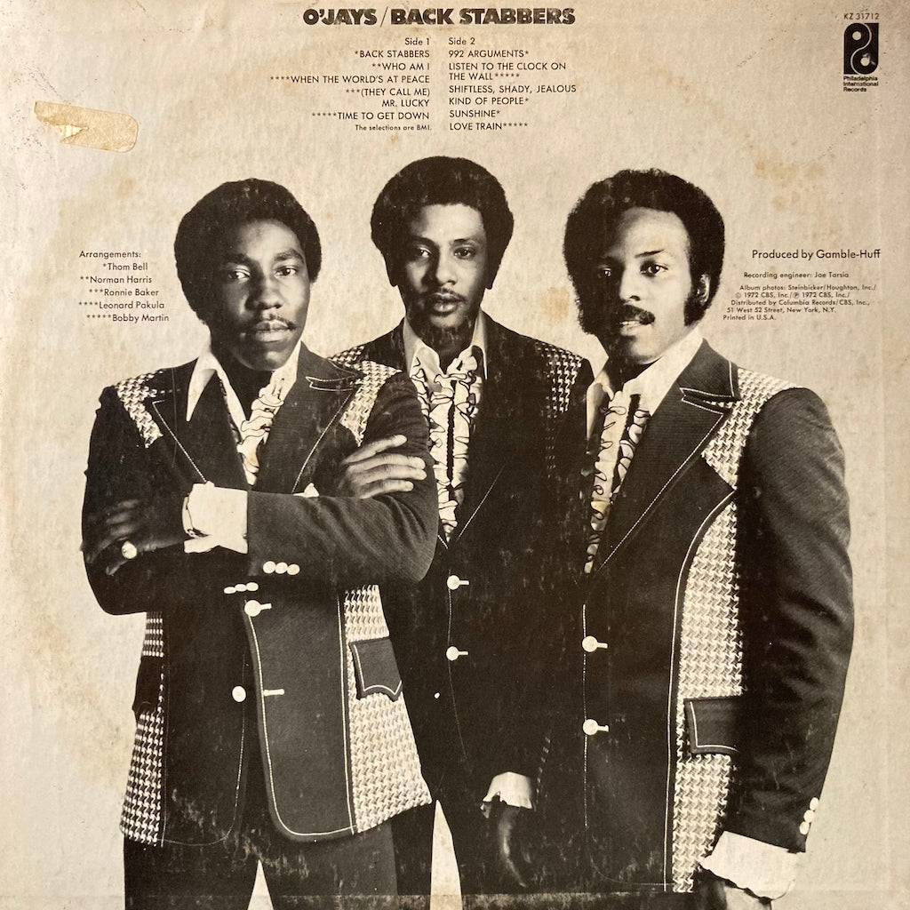 O'Jays - Back Stabbers