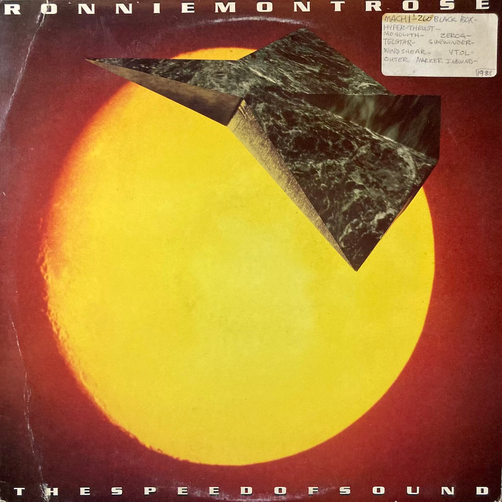 Ronnie Montrose - The Speed Of Sound