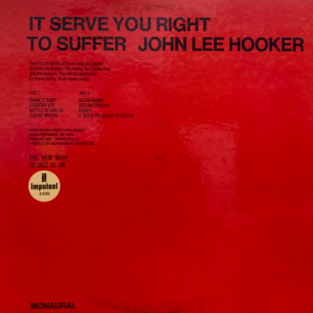 John Lee Hooker - It Serve You Right To Suffer