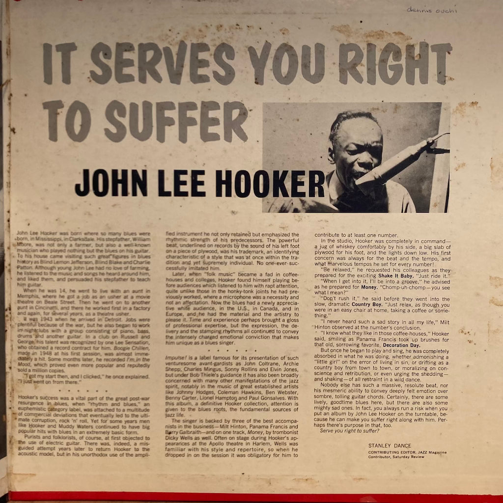 John Lee Hooker - It Serve You Right To Suffer