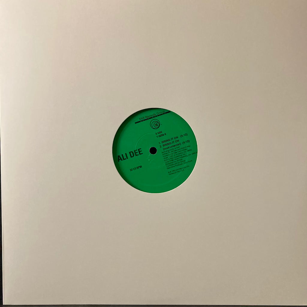 Ali Dee - Bring It On/Who's Da Flava 12"