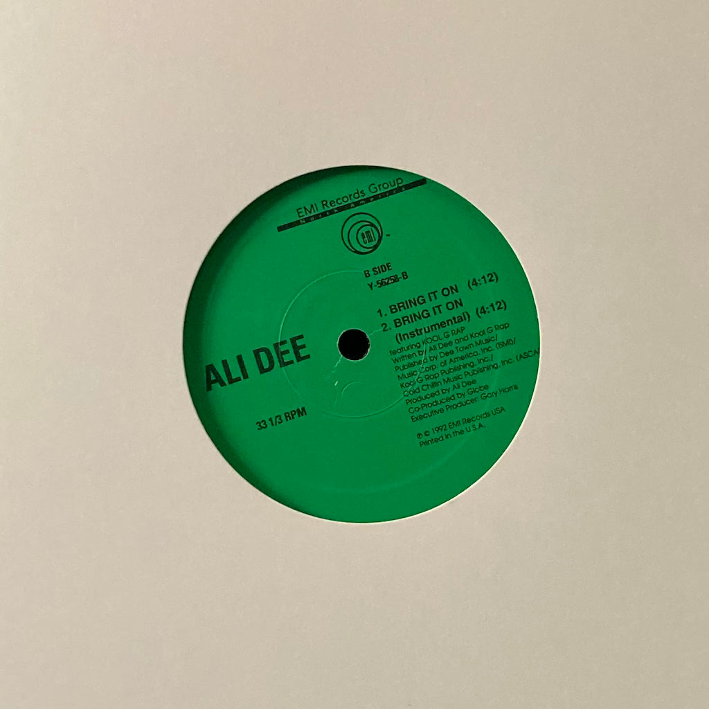 Ali Dee - Bring It On/Who's Da Flava 12"
