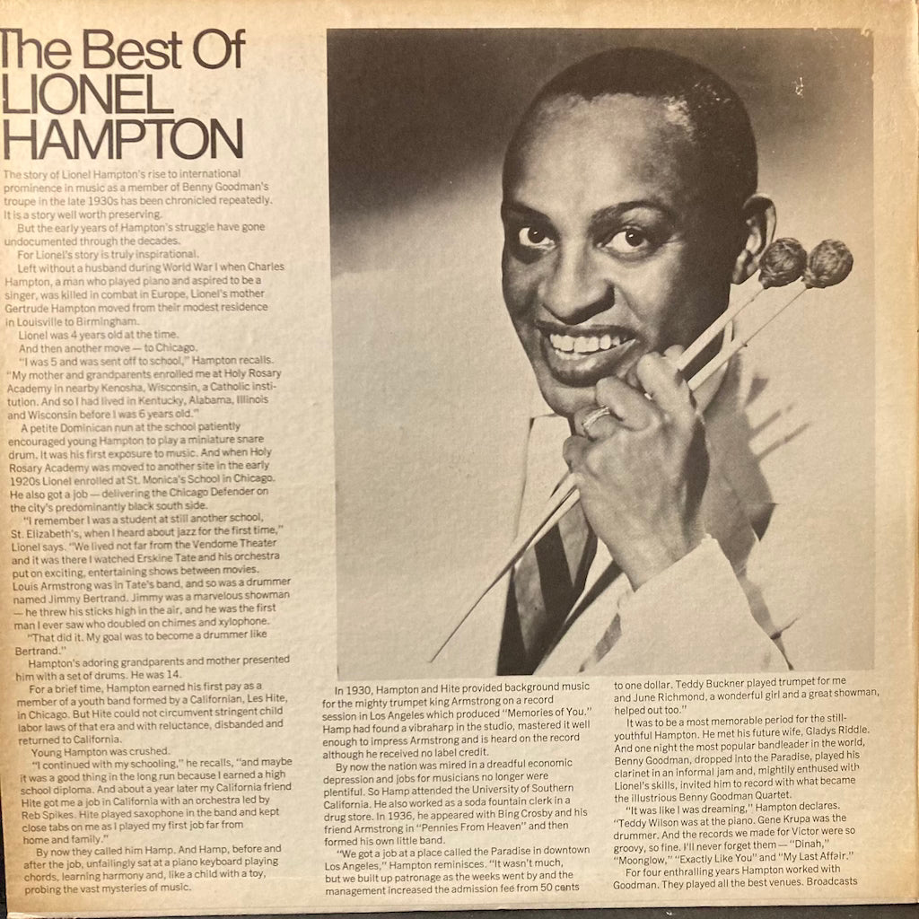 Lionel Hampton - The Best Of Lionel Hampton