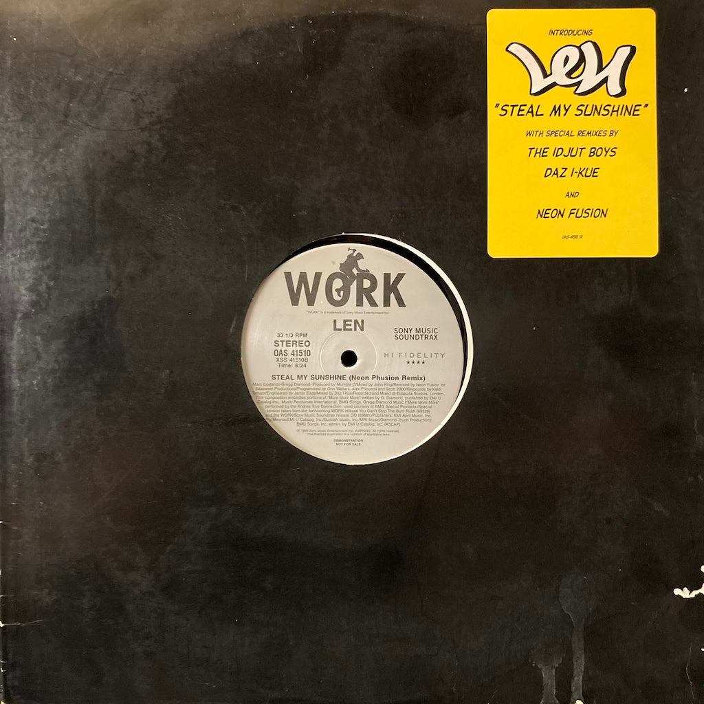 Len - Steal My Sunshine 12"
